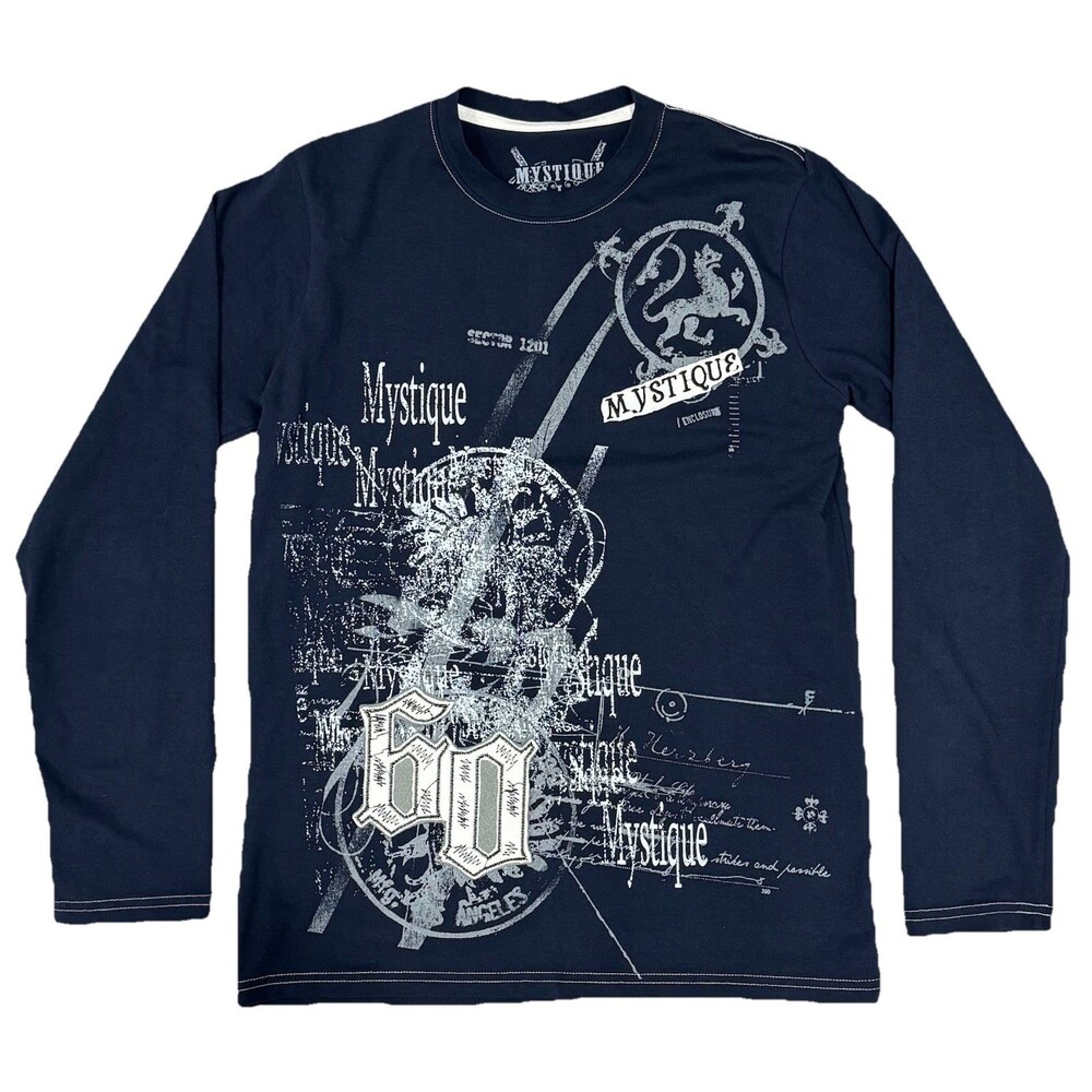 Mystique Rare Long Sleeve Tshirt Embroidered